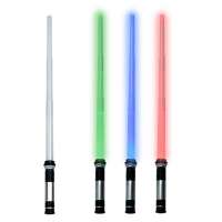 Wholesale Star-Wars Espadas Plastic Colorful Light Sound Galaxy Laser Sword Toy Child  hemed Halloween