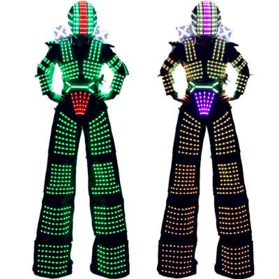 LED Robot Costume Clothing Light suits Kryoman robot david guetta robot Size color customized