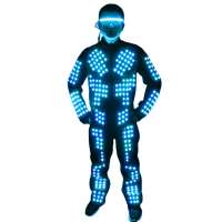 LED Robot Costume LED Dance suit Performance Luminous Clothing For Men Women DJ Show Light Clothing