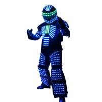 New RGB LED Costume LED Clothing Light Suits LED Robot suits Kryoman Robot David Robot custom