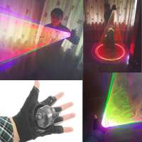 RGB Laser Whirlwind Multicolour Laser Vortex Laser Man stage LED luminous Costumes