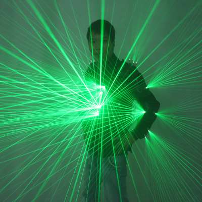 Traje de Robot suit Green Laser Robot Costume Clothing event kryoman costume led disfraz de robot