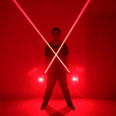 Dual Direction Red Laser Sword for Laser Man Show big beam double headed laser stage performance props