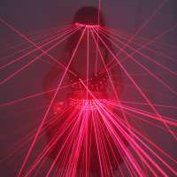 Red LED Clothes  Laser Suits Laser Bra Sexy Girl,Laser Glasses For Nightclub Performers